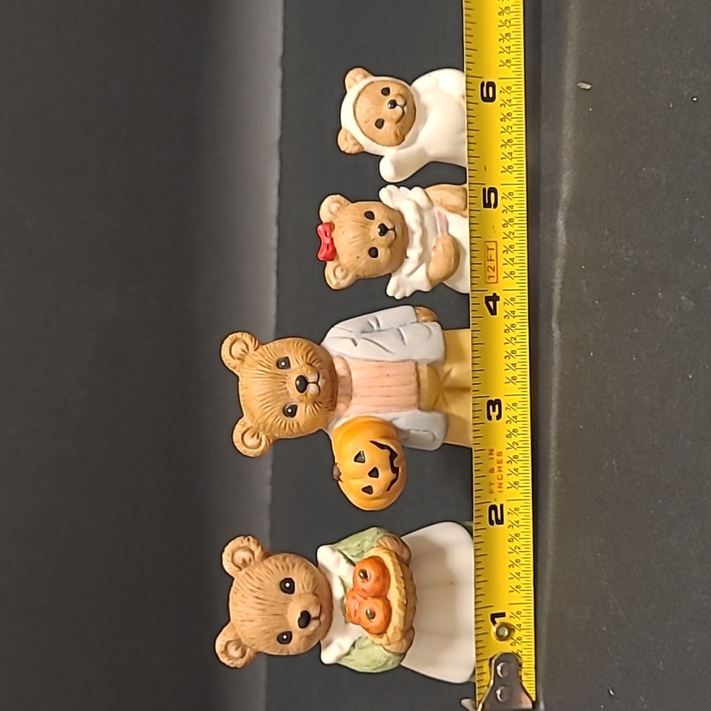 Set of 4 Homco Halloween Bears - Picture 14 of 15